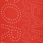 Preview: Nuuna, Notizbuch,Flex-Cover aus recyceltem Leder Seiten Punktraster, bedruckt blau-rot-weiss-gruen, Heartcore, detail